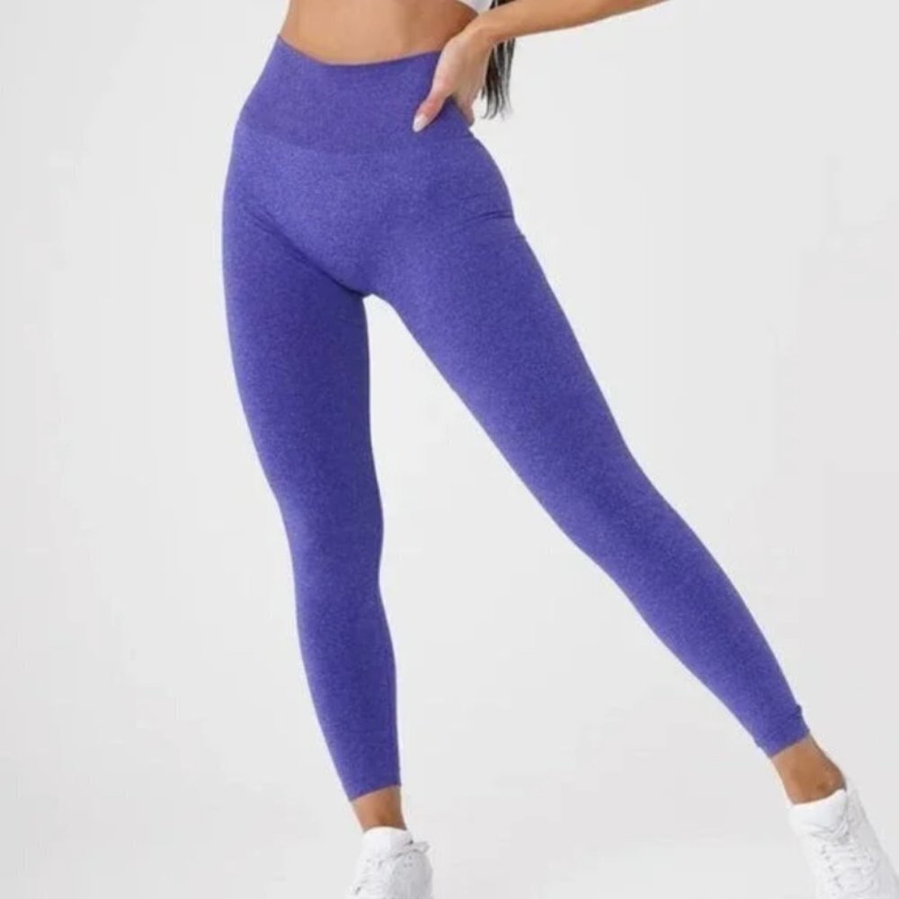 NVGTN Electric Blue NV Seamless Leggings